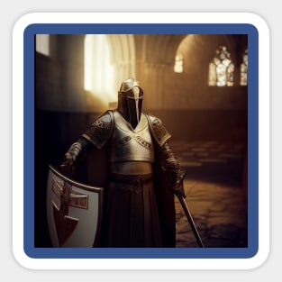 Knights Templar in The Holy Land Sticker